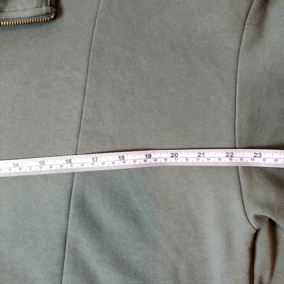 A New Day | Women's Green Quarter-zip Pullover Sweater Jacket - Picture 5 of 12